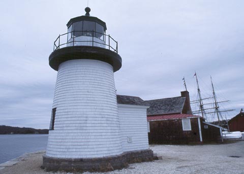 Cyberlights Lighthouses - Mystic Seaport Lighthouse