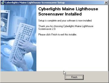 Cyberlights Lighthouses - Install Screensaver