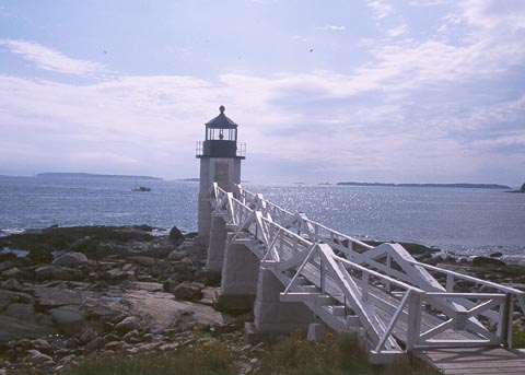 Cyberlights Lighthouses - Marshall Point Lighthouse