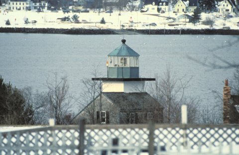 Cyberlights Lighthouses - Rockland Harbor Southwest Lighthouse