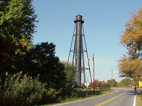 Cyberlights Lighthouses - Finn's Point Rear Range Lighthouse