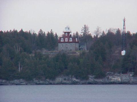 Cyberlights Lighthouses - Valcour Island (Bluff Point) Lighthouse